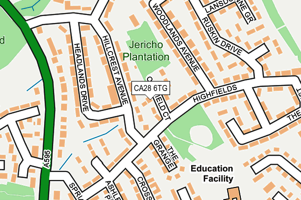 CA28 6TG map - OS OpenMap – Local (Ordnance Survey)