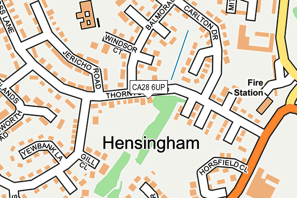 CA28 6UP map - OS OpenMap – Local (Ordnance Survey)