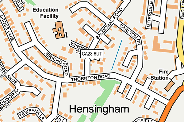 CA28 6UT map - OS OpenMap – Local (Ordnance Survey)