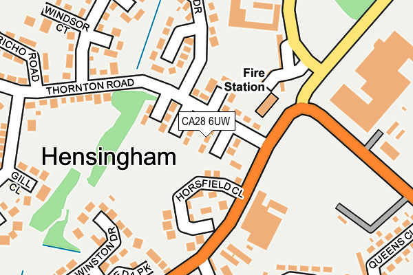 CA28 6UW map - OS OpenMap – Local (Ordnance Survey)