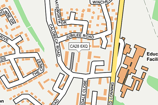 CA28 6XQ map - OS OpenMap – Local (Ordnance Survey)