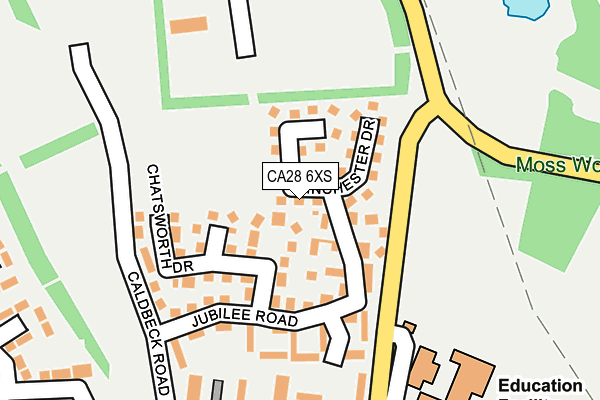 CA28 6XS map - OS OpenMap – Local (Ordnance Survey)