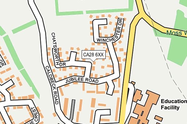 CA28 6XX map - OS OpenMap – Local (Ordnance Survey)