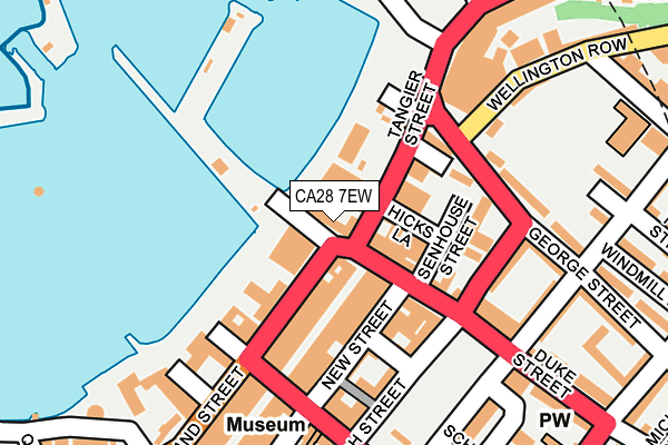 CA28 7EW map - OS OpenMap – Local (Ordnance Survey)