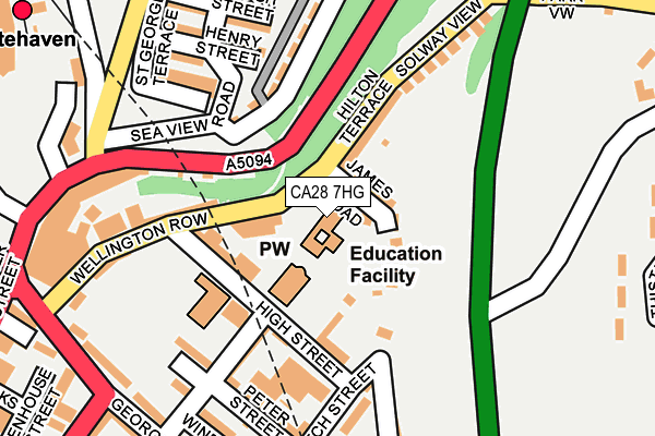 CA28 7HG map - OS OpenMap – Local (Ordnance Survey)