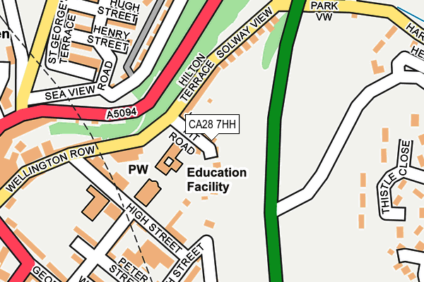 CA28 7HH map - OS OpenMap – Local (Ordnance Survey)