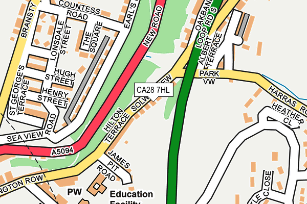 CA28 7HL map - OS OpenMap – Local (Ordnance Survey)