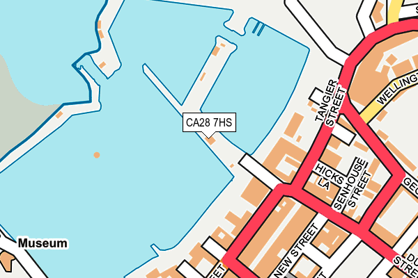 CA28 7HS map - OS OpenMap – Local (Ordnance Survey)