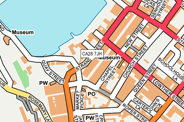 CA28 7JH map - OS OpenMap – Local (Ordnance Survey)