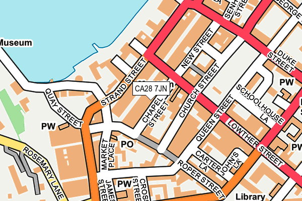 CA28 7JN map - OS OpenMap – Local (Ordnance Survey)