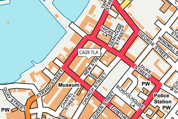 CA28 7LA map - OS OpenMap – Local (Ordnance Survey)