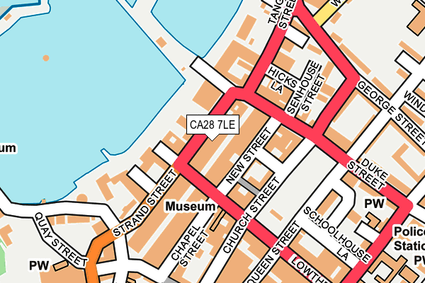 CA28 7LE map - OS OpenMap – Local (Ordnance Survey)