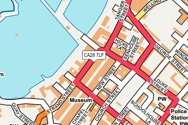 CA28 7LF map - OS OpenMap – Local (Ordnance Survey)