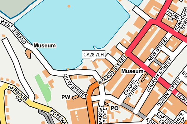 CA28 7LH map - OS OpenMap – Local (Ordnance Survey)