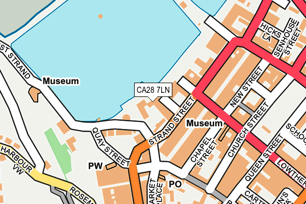 CA28 7LN map - OS OpenMap – Local (Ordnance Survey)