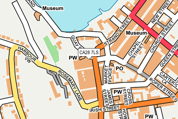 CA28 7LS map - OS OpenMap – Local (Ordnance Survey)