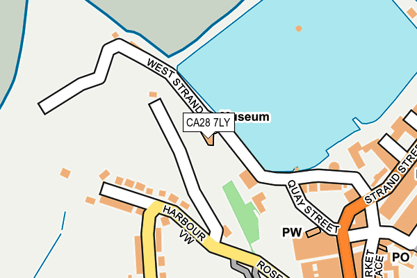 CA28 7LY map - OS OpenMap – Local (Ordnance Survey)