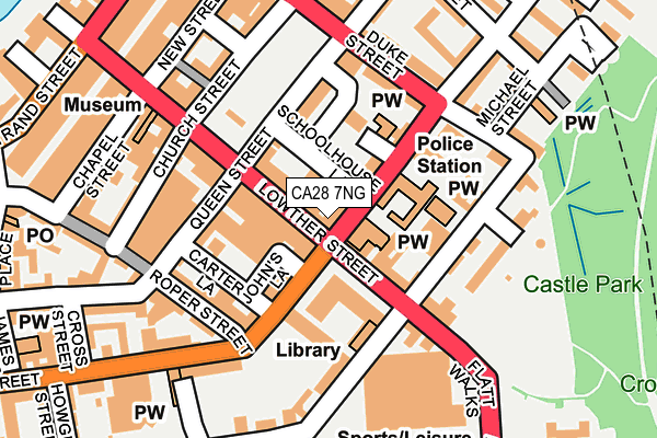 CA28 7NG map - OS OpenMap – Local (Ordnance Survey)