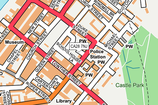 CA28 7NJ map - OS OpenMap – Local (Ordnance Survey)