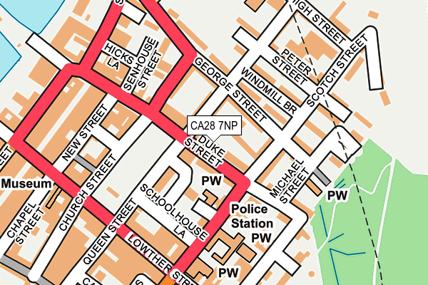 CA28 7NP map - OS OpenMap – Local (Ordnance Survey)