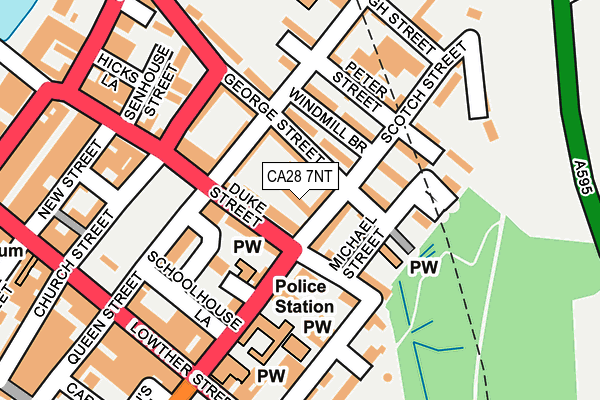 CA28 7NT map - OS OpenMap – Local (Ordnance Survey)