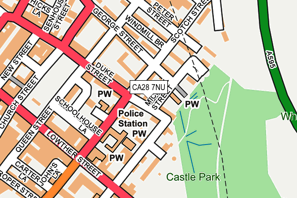 CA28 7NU map - OS OpenMap – Local (Ordnance Survey)