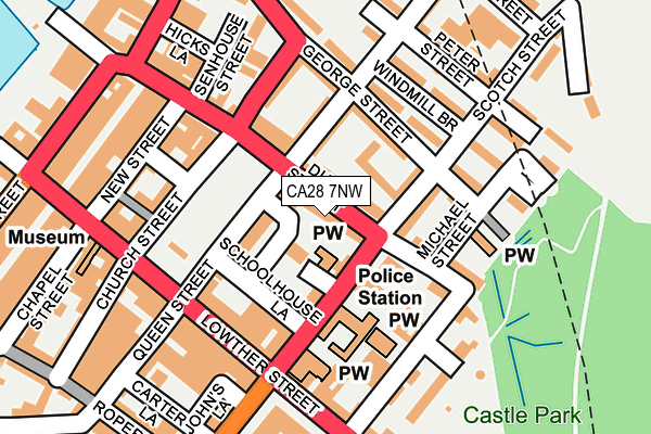 CA28 7NW map - OS OpenMap – Local (Ordnance Survey)