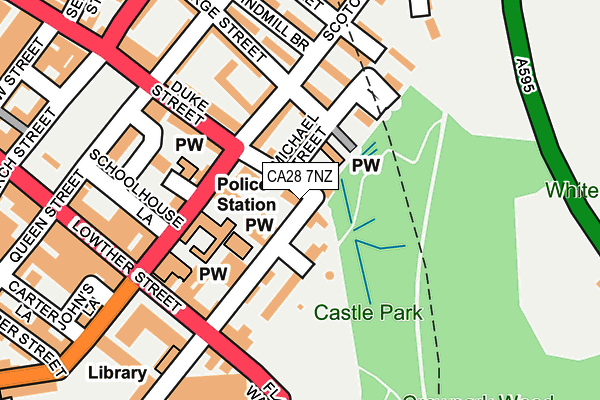 CA28 7NZ map - OS OpenMap – Local (Ordnance Survey)