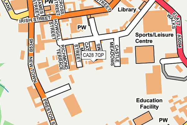 CA28 7QP map - OS OpenMap – Local (Ordnance Survey)