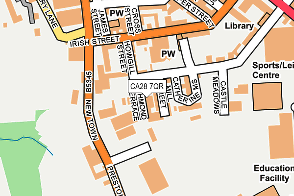 CA28 7QR map - OS OpenMap – Local (Ordnance Survey)