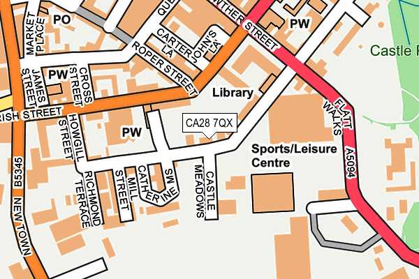 CA28 7QX map - OS OpenMap – Local (Ordnance Survey)