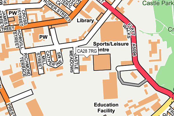 CA28 7RG map - OS OpenMap – Local (Ordnance Survey)