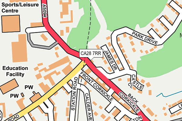 CA28 7RR map - OS OpenMap – Local (Ordnance Survey)