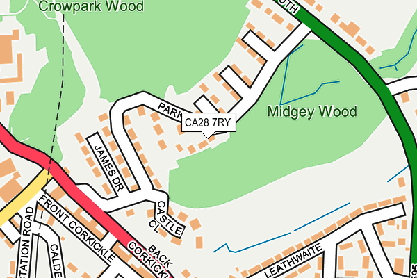 CA28 7RY map - OS OpenMap – Local (Ordnance Survey)