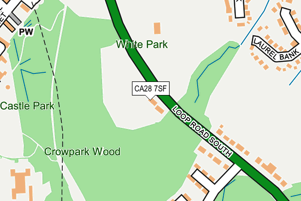 CA28 7SF map - OS OpenMap – Local (Ordnance Survey)