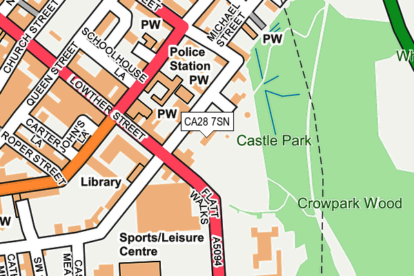 CA28 7SN map - OS OpenMap – Local (Ordnance Survey)