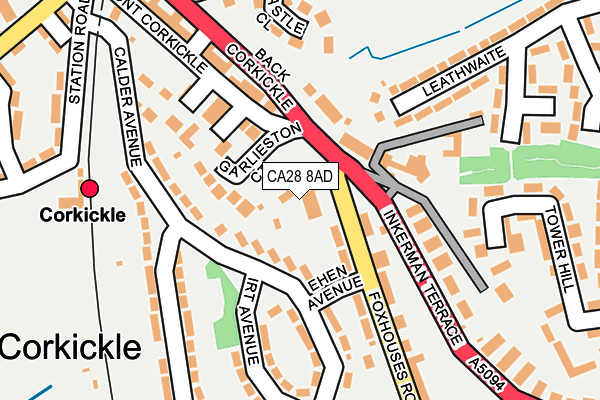 CA28 8AD map - OS OpenMap – Local (Ordnance Survey)