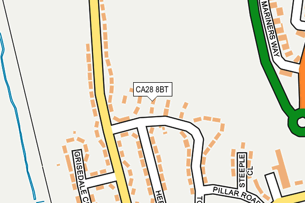 CA28 8BT map - OS OpenMap – Local (Ordnance Survey)