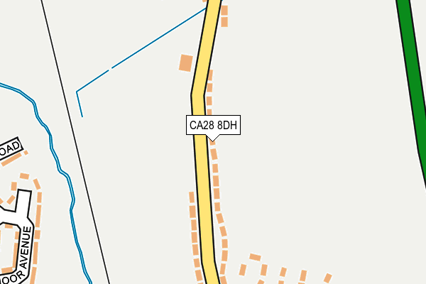 CA28 8DH map - OS OpenMap – Local (Ordnance Survey)