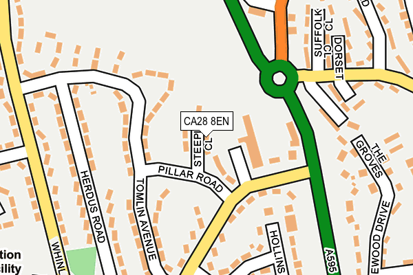 CA28 8EN map - OS OpenMap – Local (Ordnance Survey)