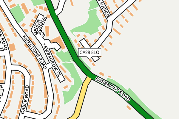 CA28 8LQ map - OS OpenMap – Local (Ordnance Survey)