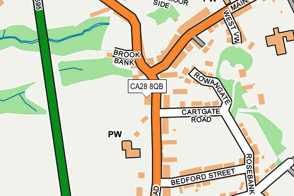 CA28 8QB map - OS OpenMap – Local (Ordnance Survey)