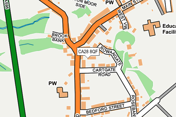 CA28 8QF map - OS OpenMap – Local (Ordnance Survey)