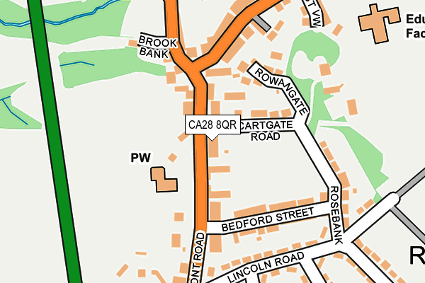 CA28 8QR map - OS OpenMap – Local (Ordnance Survey)