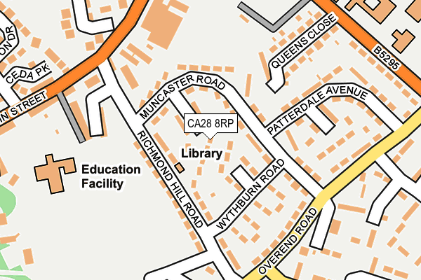 CA28 8RP map - OS OpenMap – Local (Ordnance Survey)