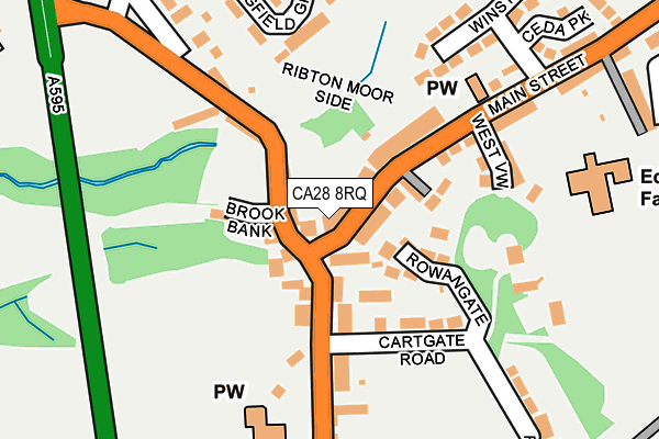 CA28 8RQ map - OS OpenMap – Local (Ordnance Survey)