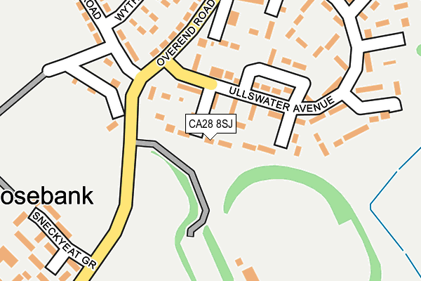 CA28 8SJ map - OS OpenMap – Local (Ordnance Survey)