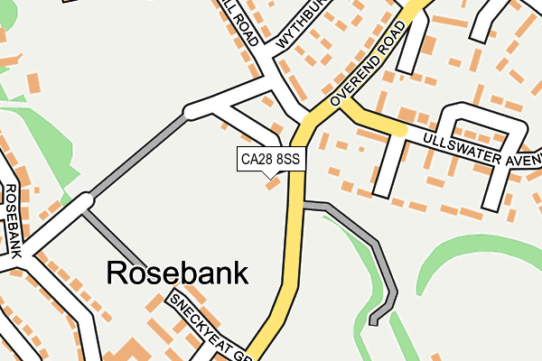 CA28 8SS map - OS OpenMap – Local (Ordnance Survey)