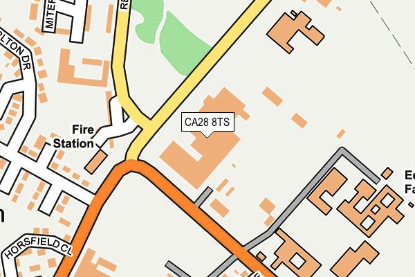 CA28 8TS map - OS OpenMap – Local (Ordnance Survey)