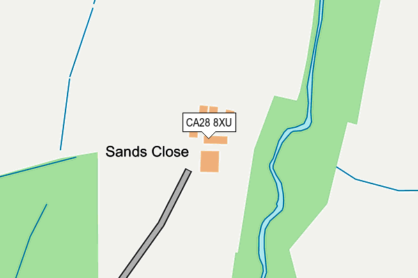 CA28 8XU map - OS OpenMap – Local (Ordnance Survey)